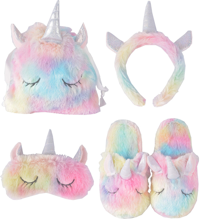 Unicorn sleep mask, girls unicorn slippers, unicorn slippers, unicorn bags,