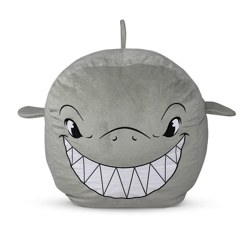 Shark Bean Bag Cover for Kids Ultra Soft and Fluffy Fur-Like Cover