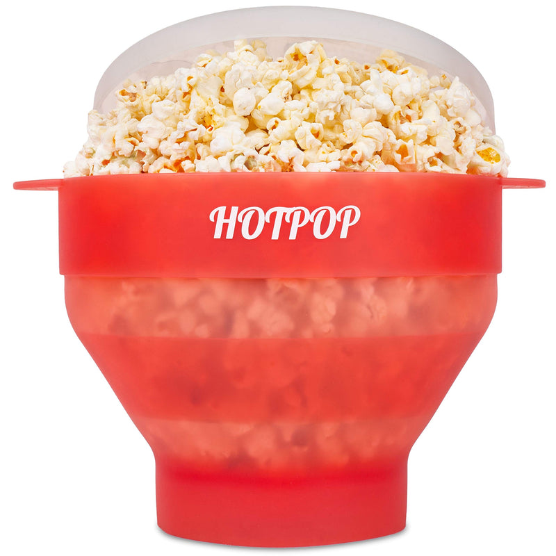 The Original Microwave Popcorn Popper, Silicone Popcorn Maker, Collapsible Bowl