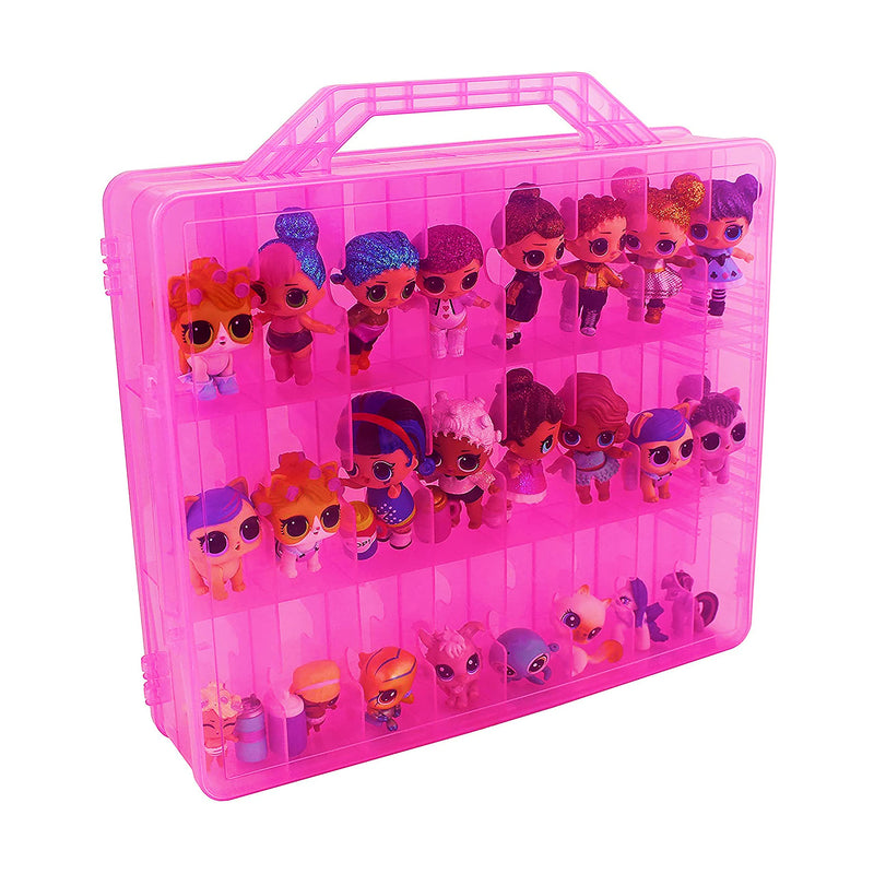 Toy Organizer Storage Case with 48 Compartments Compatible with Lol