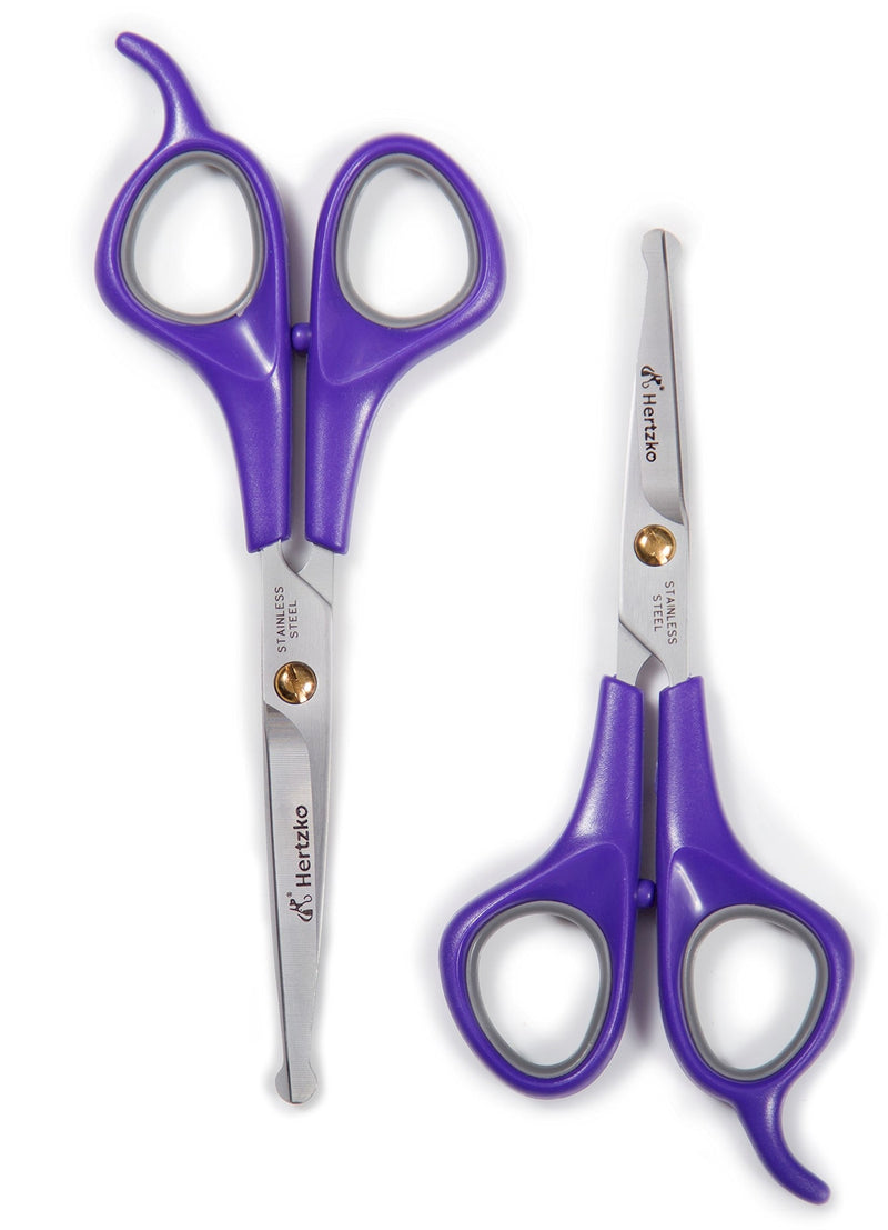 Pet Grooming Scissors Set - Safe Fur Trimming for Dogs, Cats, Rabbits, Rustproof