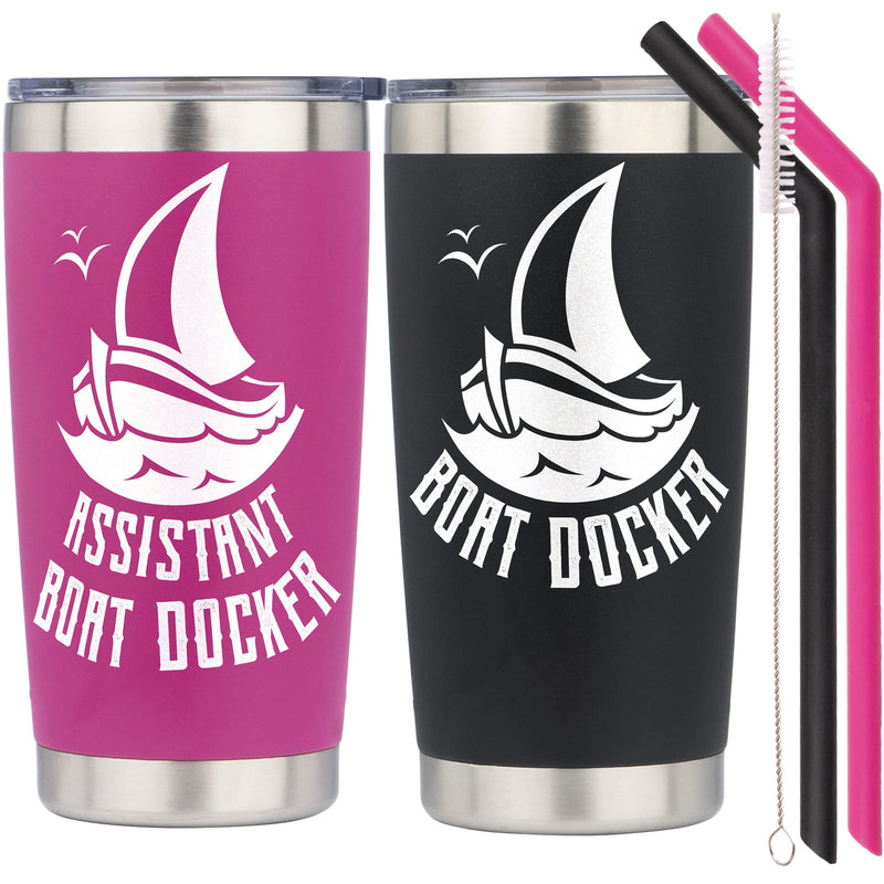 Boat docking mugs, assistant boat docking mugs, Christmas gifts, boating