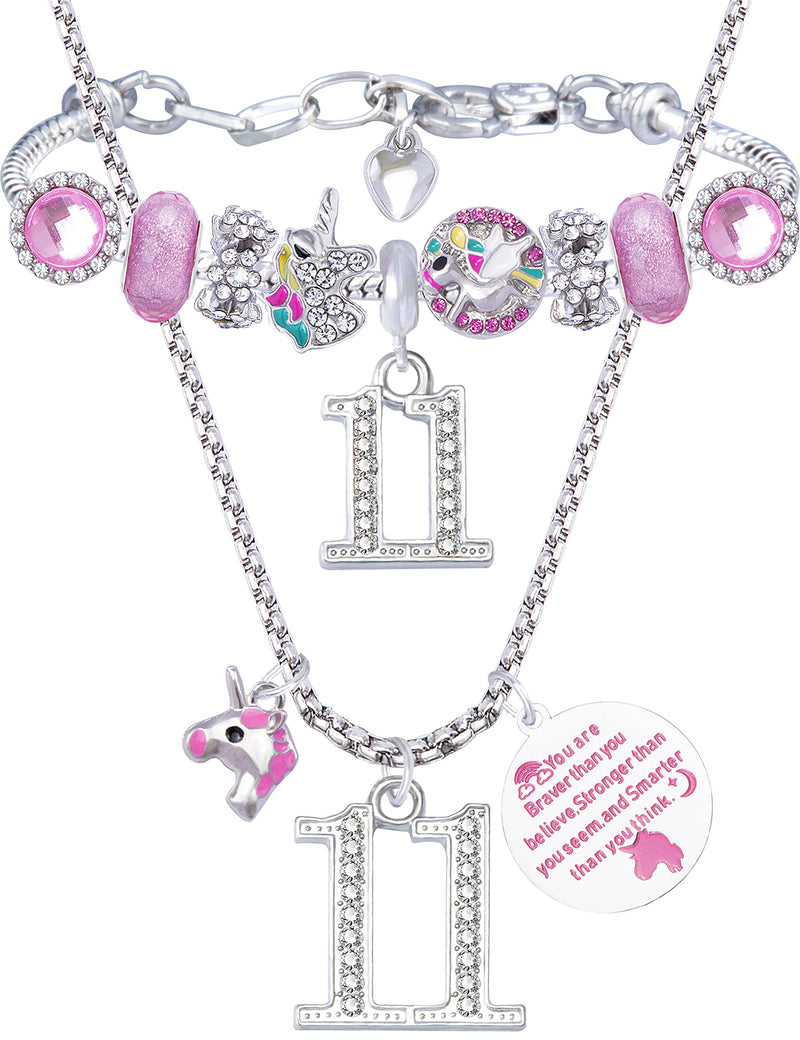 11th Birthday, 11th Birthday Gifts for Girls, 11th Birthday Necklace, 11 Years Old