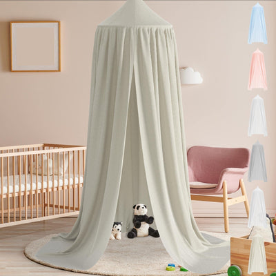 Canopy Children's Room in 6 Colors No Drilling Cotton with Sturdy Ring