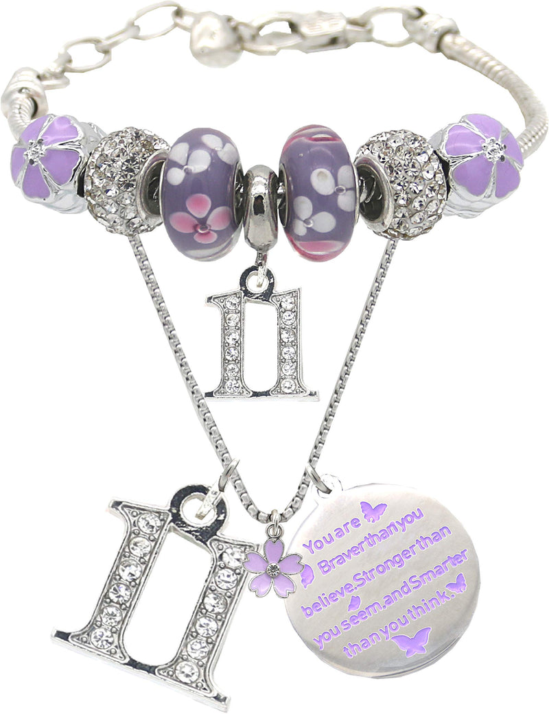 11th birthday, 11th birthday gift, 11th birthday necklace, 11th birthday