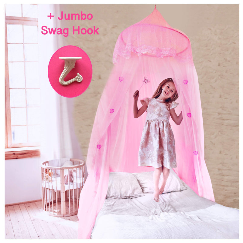 Princess Bed Canopy For Girls Pink Room Decoration