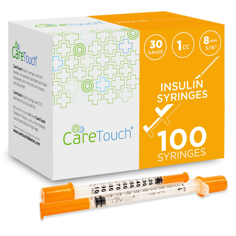 Insulin syringes 30 g 5/16" - 8 mm 1 cc