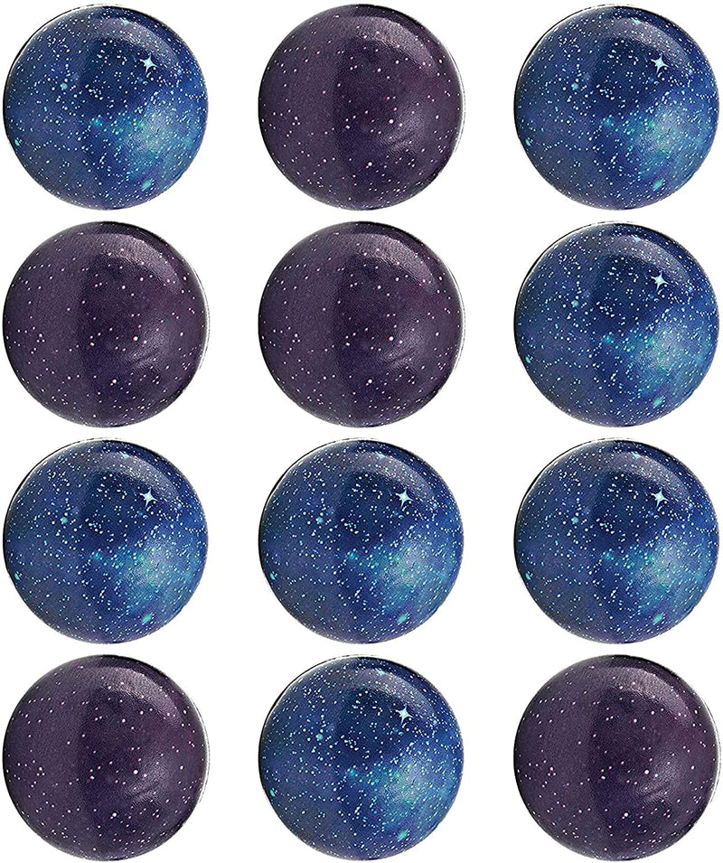 12 Pack 25" Stress Balls for Adults - Space Theme Galaxy Design Stress Balls