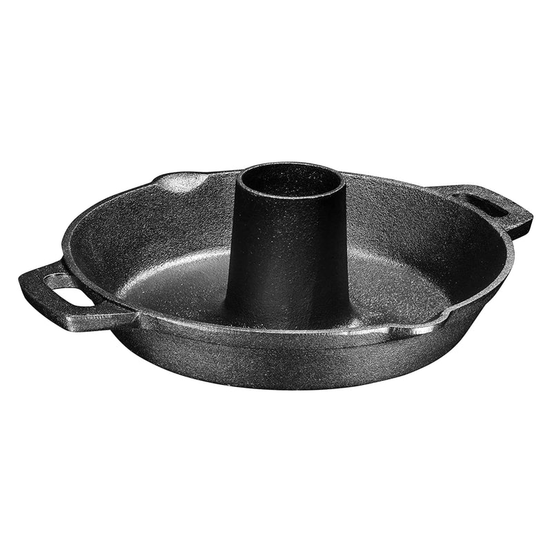 Pre-seasoned cast iron skillet, chicken roaster, turkey fryer, non-stick