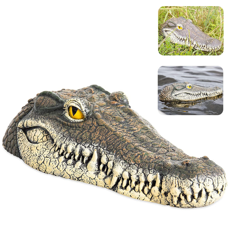 Alligator Pool Float Prank Stuff (13 x 6 x 3 inches) – Decor for Goose, Predator