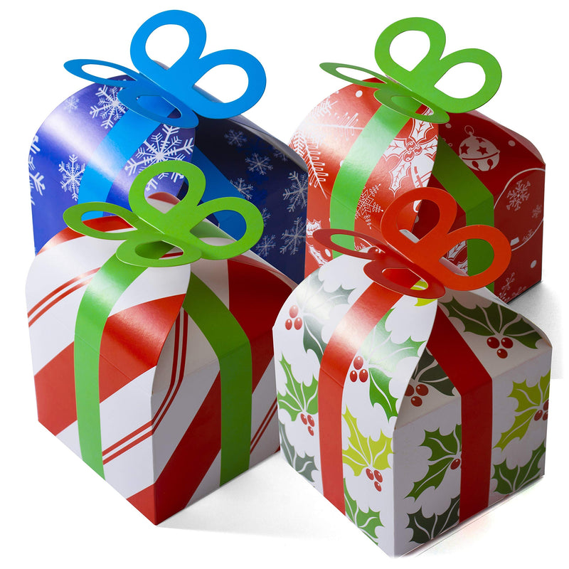 24 different Christmas gift boxes for presents - Christmas goodie boxes, party