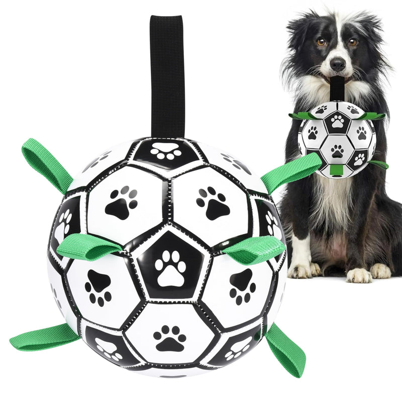 Irobust dog ball, interactive dog toy for tug-of-war games