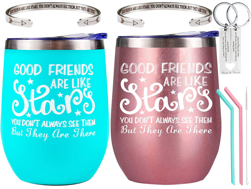 Good friend gifts for women, good friends are like stars, Christmas gifts, the best