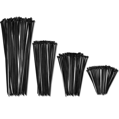 Black zip cable ties (pack of 1000) 22 kg heavy duty