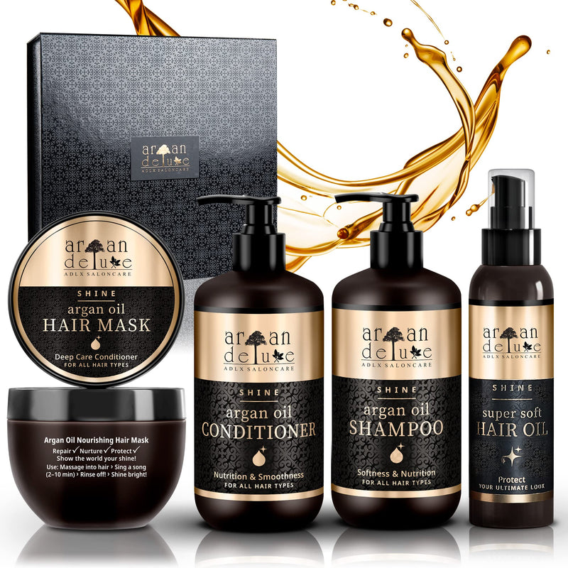 Gift Set for Women - Luxury Professional Quality Argan Oil Hair Care