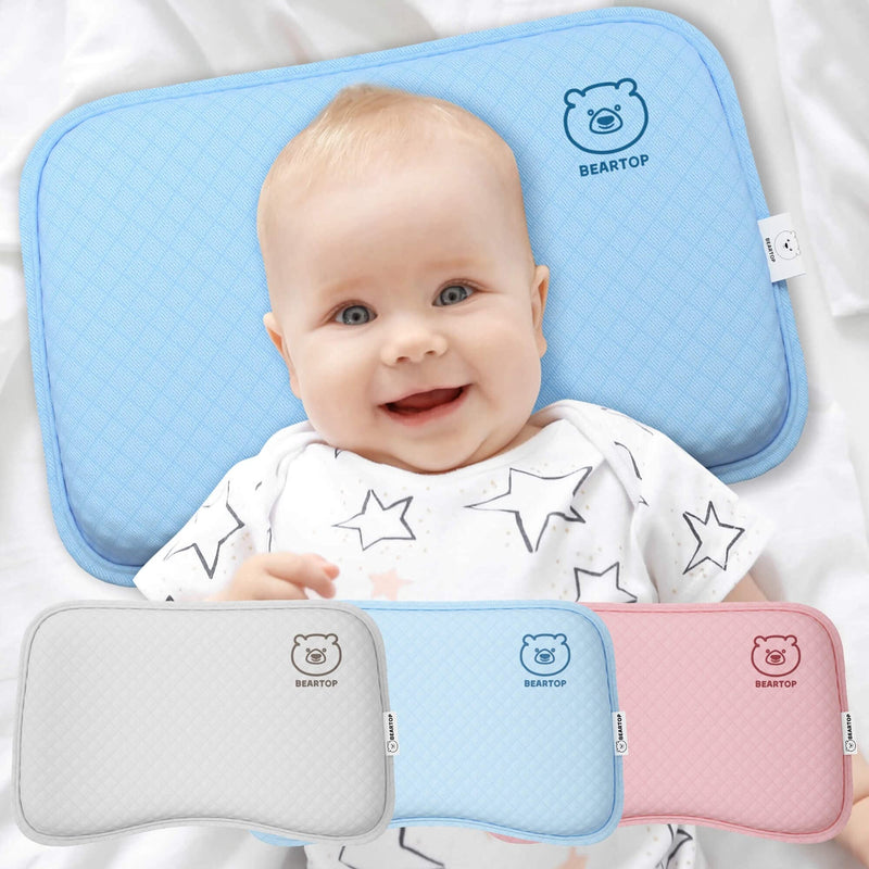 Bearprotect Baby Pillow Against Flat Head Orthopedic Positioning Pillow