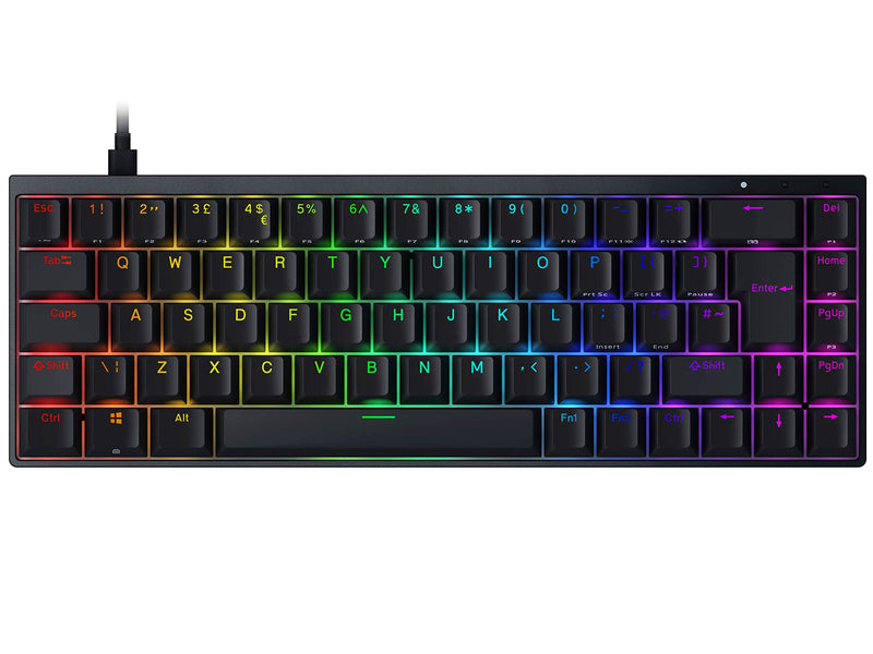 Hades 69 Rgb Mechanical Gaming Keyboard 65 Layout Usb Type C Aluminum Case