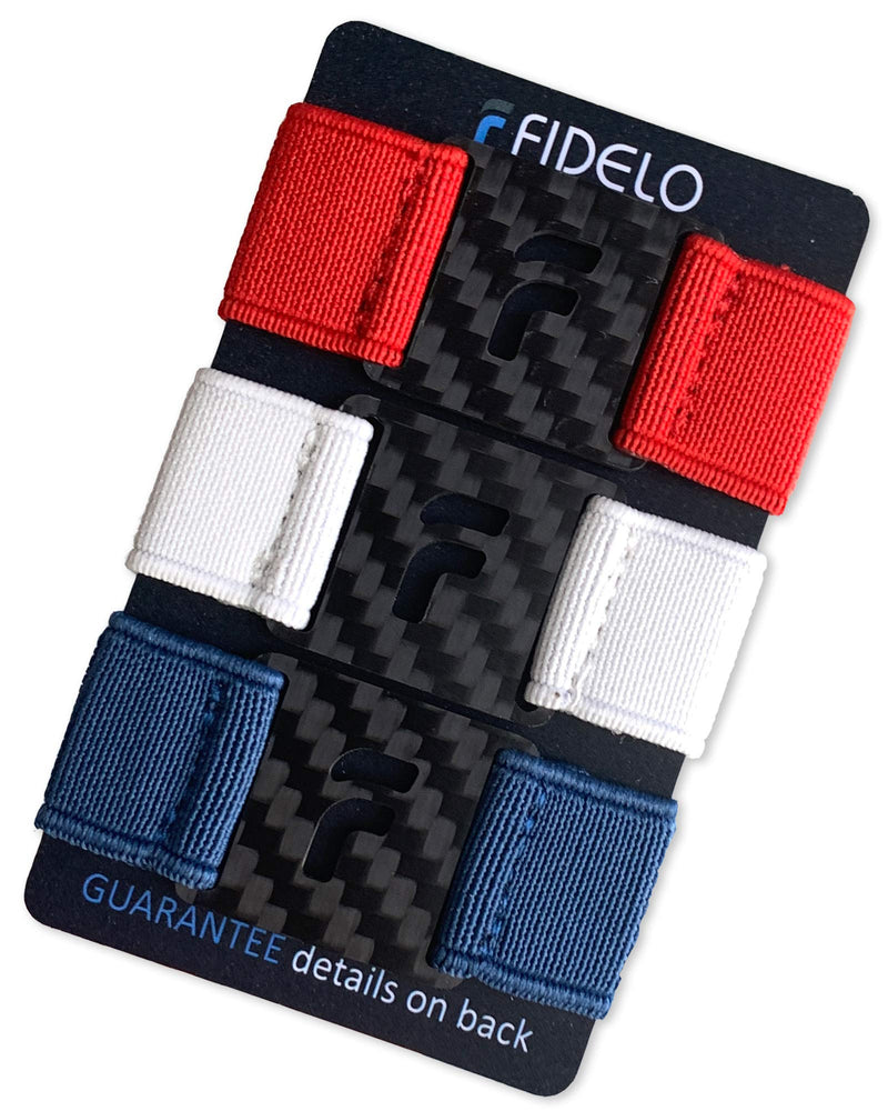 3 band pack compatible with our aluminum wallet - elastic bands for the Rfid