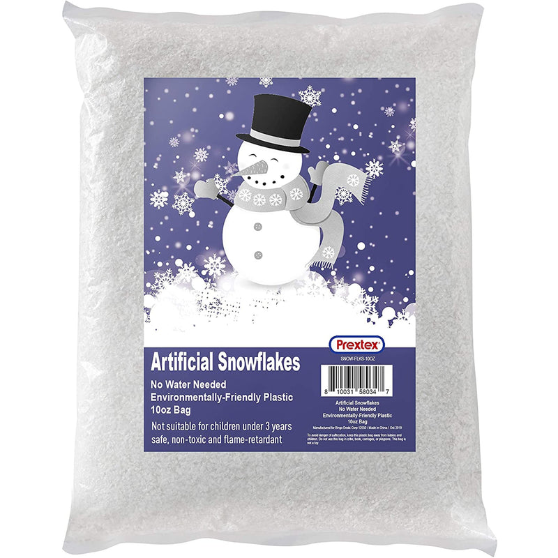 Artificial Snow 10oz Artificial Snow Decoration for Winter Decorations, Snow