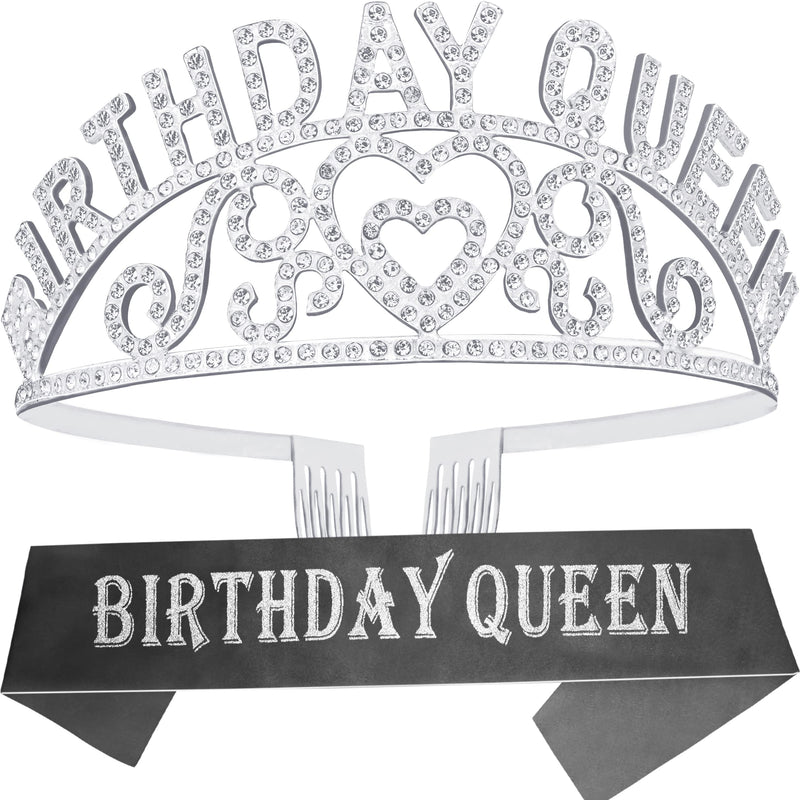 Birthday decorations, happy birthday, Christmas gifts, birthday queen sash