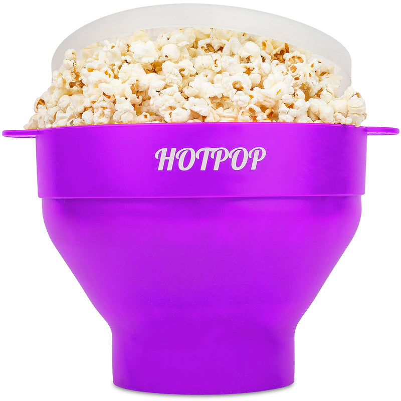 The Original Microwave Popcorn Popper, Silicone Popcorn Maker, Collapsible Bowl