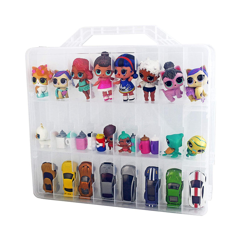 Bins Things Toy Organizer Storage Box With 48 Compartments Toy Display Case