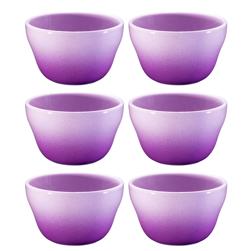 8 Ounce Porcelain Bowls, Set of 6 - for Ice Cream, Dessert, Soup, Small Side Dishes