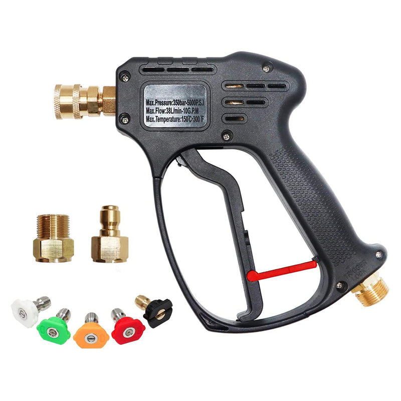 Direct Pressure Washer Short Gun Kit, Max 5,000 psi Working Pressure, Includes: