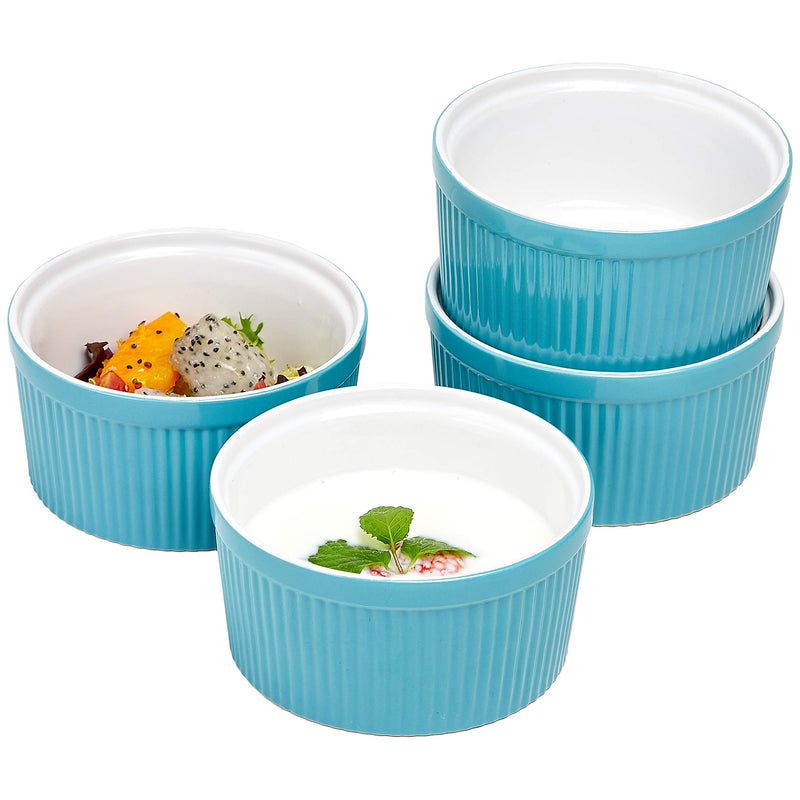 12 Ounce Teal Ceramic Ramekins Set of 4 12 Ounce Teal Ceramic Ramekins Perfect