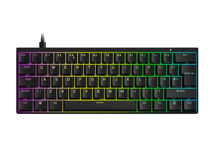 Venus Mechanical Gaming Keyboard with 62 Keys 60 Layout Doubleshot Pbt Usb