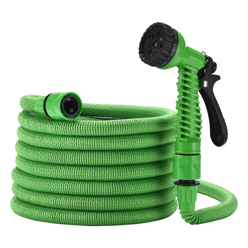 Flexible garden hose 15 m, durable, expandable with multifunction