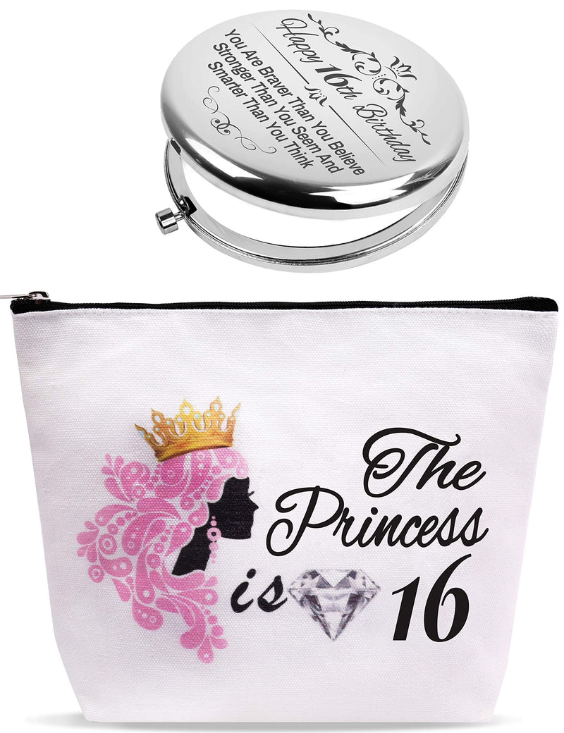 Sweet 16 Gifts for Girls, 16th Birthday Gift Ideas, 16 Year Old Girls, Makeup Bag-