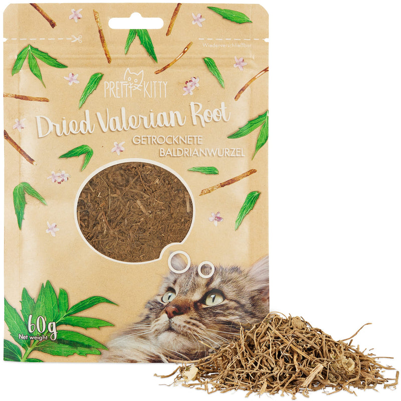 Valerian Dried For Cats 60g Naturally Dried Valerian Root