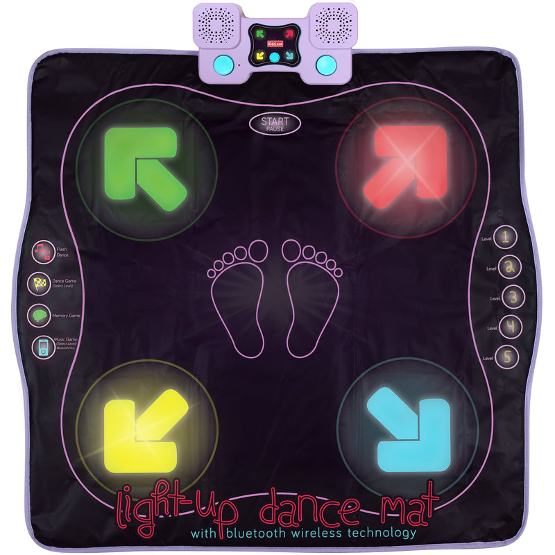 Electronic Dance Mat for Kids 8-12 Years, Wireless Dance Mat with Bluetooth/Aux