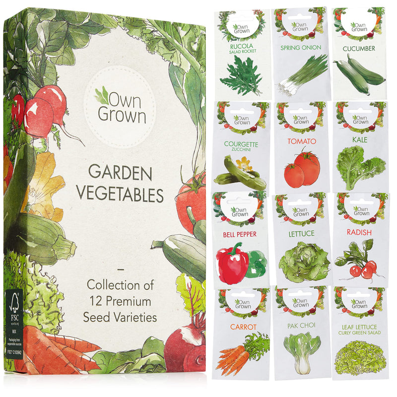 Gardening Vegetable Seed Set 12 Varieties Of Garden Vegetables As Practical