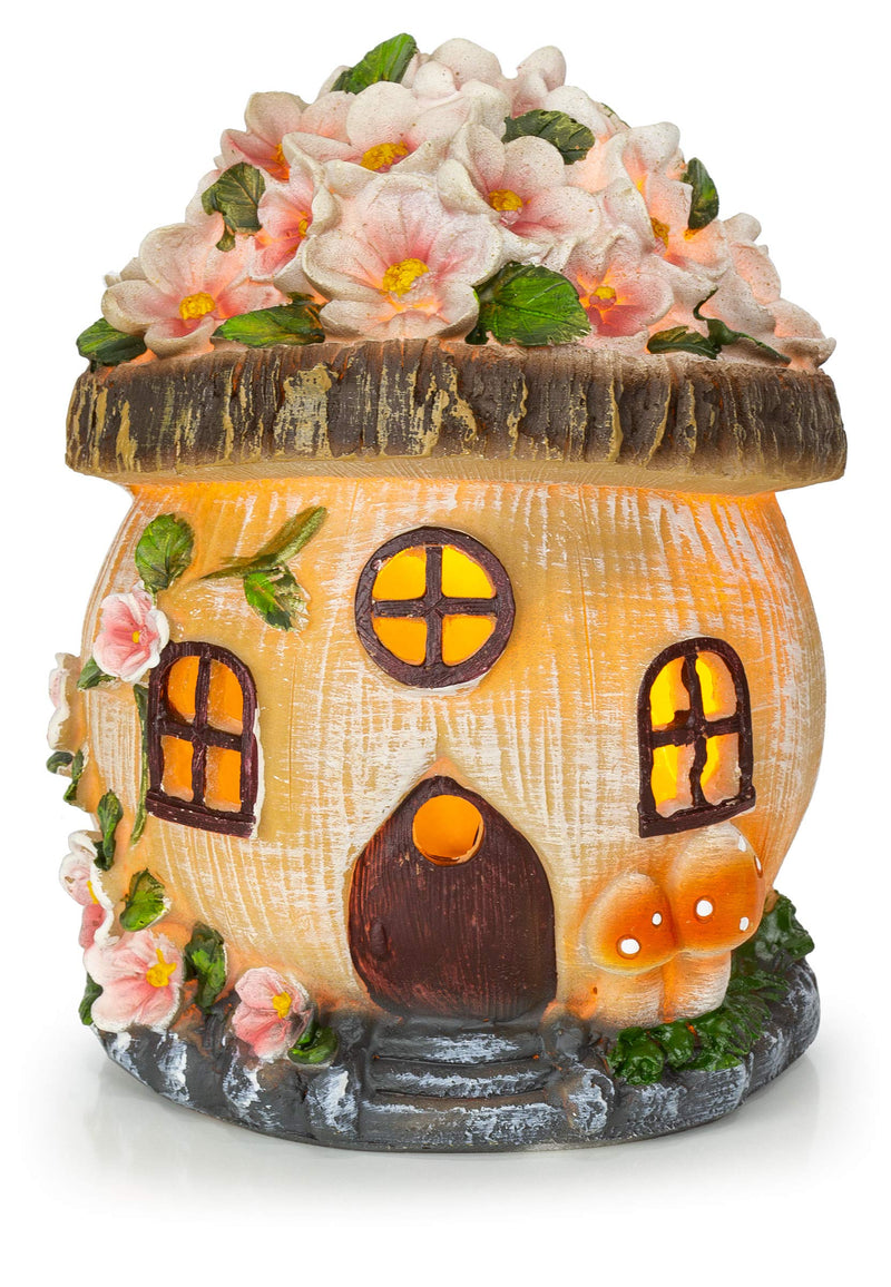 Gnome Fairy House Solar Light for Home and Outdoor Decoration Gnome Home Solar