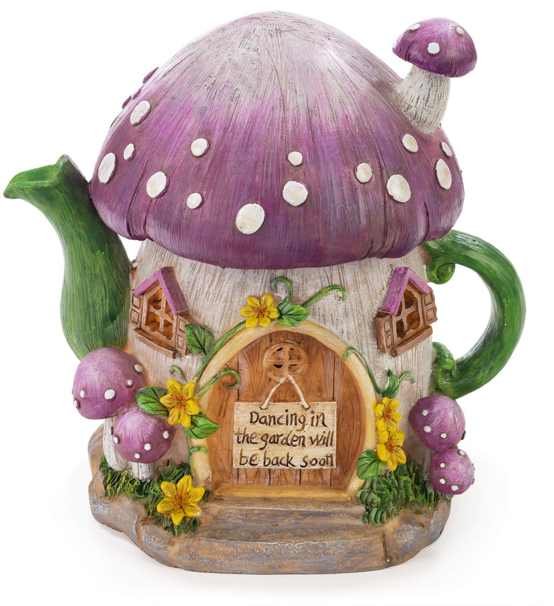 Mushroom Teapot Solar Light for Home and Outdoor Decoration, Mushroom Solar Powered