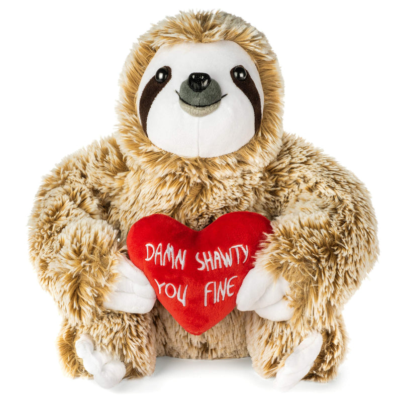 Birthday Gifts for Women - Sloth Stuffed Animal - Shawty You Fine For Her,