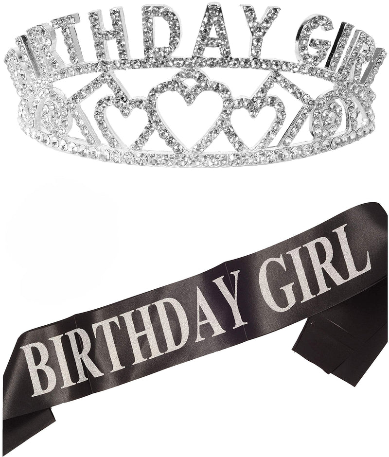 Birthday Decorations, Happy Birthday, Birthday Girl Sash and Tiara, Birthday