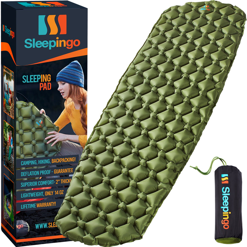 Large Sleeping Mat for Camping - Ultralight sleeping/camping mat for backpacking