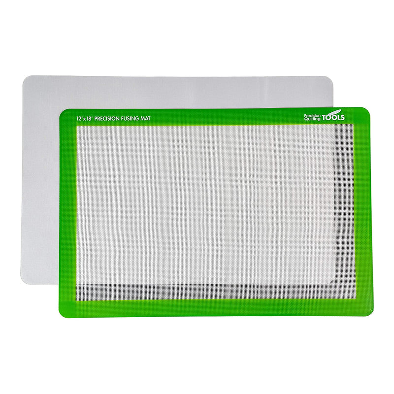 Precision fixation mat (12" x 18") including non-slip/non-stick mat with see-through