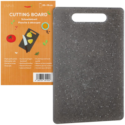 Large plastic cutting board. High-quality plastic breakfast board