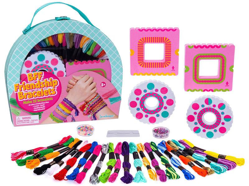 Bff Friendship Bracelet Activity Kit DIY Bracelet Making Kit for Girls Makes