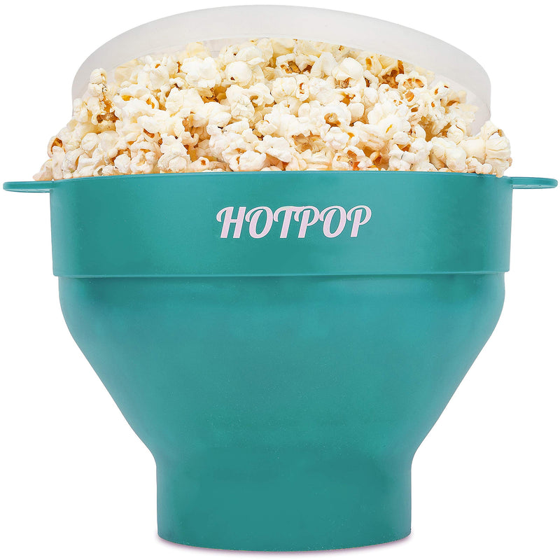 The Original Microwave Popcorn Bowl Popper, Silicone Popcorn Maker, Foldable