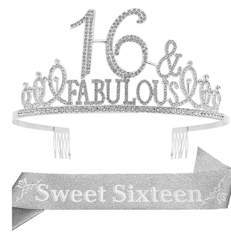 Meanttobe Birthday Crown and Sash Set - Add glamor to your celebration with our