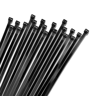 Black zip cable ties (pack of 1000) 22 kg heavy duty