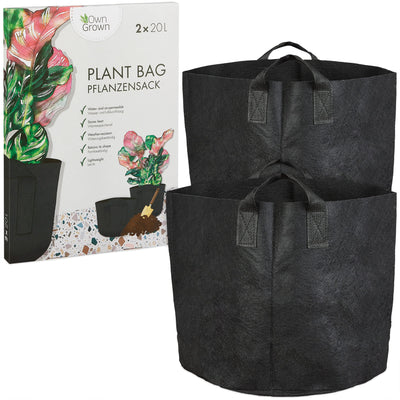 Plant bag 30l set 5x30l plant bag for balcony and potted plants