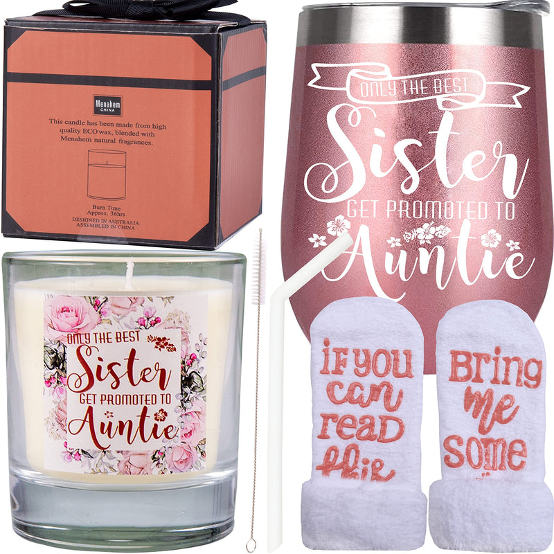 New Aunt Announcement, New Aunt Gifts for Sisters, Christmas Gifts