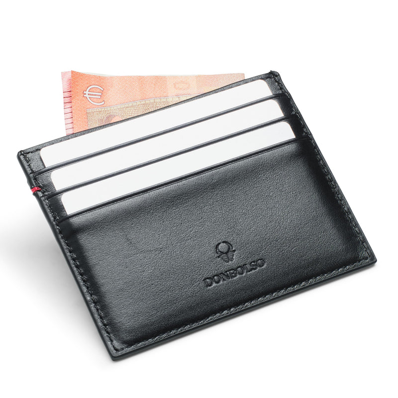 Vancouver Slim Rflocking Leather Wallet for Men Opening on the Side