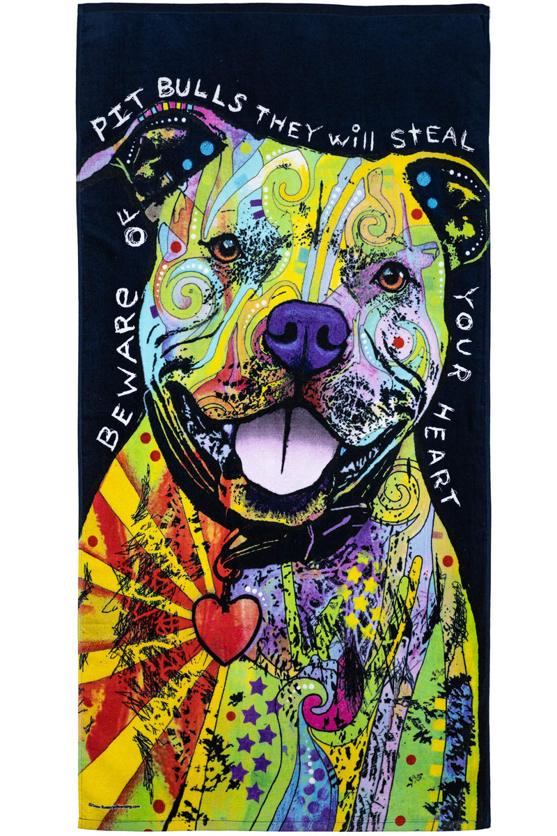 Colorful Dog Beach Towel for Women Girls Kids Men Dog Bath Towel Print